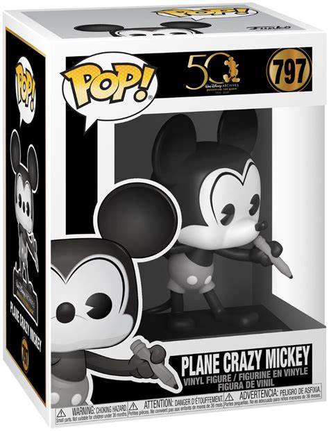 Plane Crazy Mickey 50th