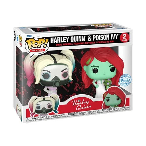 Harley Quinn and Poison Ivy Wedding Funko Pop! Vinyl Figure 2-Pack - Entertainment Earth Exclusive