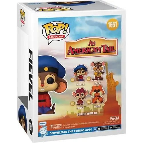 An American Tail Fievel Funko Pop! Vinyl Figure #1651 - Storybook Swag