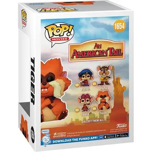 An American Tail Tiger Funko Pop! Vinyl Figure #1654 - Storybook Swag