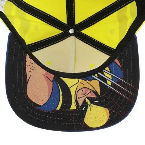 Marvel X-Men '97 Wolverine Flat Bill Snapback Hat