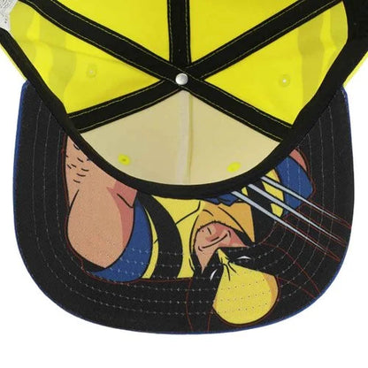 Marvel X-Men '97 Wolverine Flat Bill Snapback Hat