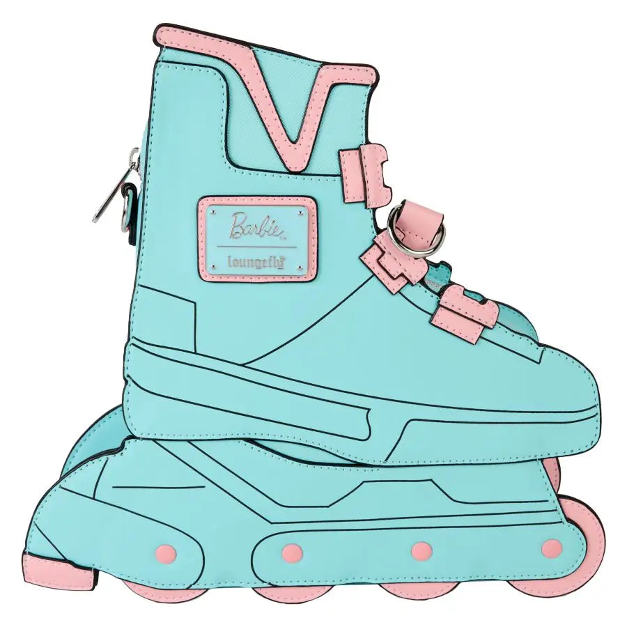 Barbie - Classic Barbie Figural Skate Crossbody Bag with Moving Wheels