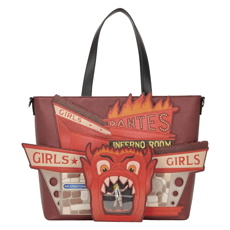 Beetlejuice - Beetlejuice Inferno Room Tote Bag with Coin Bag