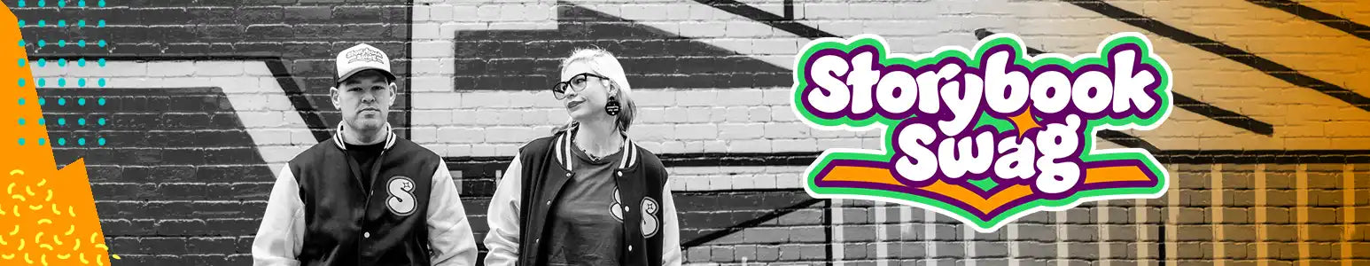 Black and white baseball cap with orange logo