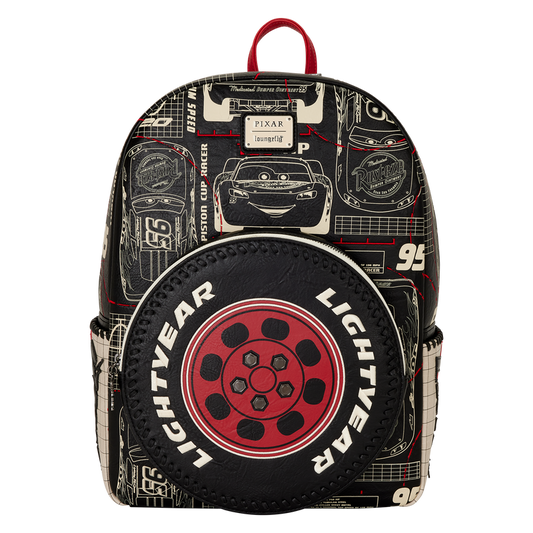 Cars Lightning McQueen Full-Size Backpack - wallets/bags