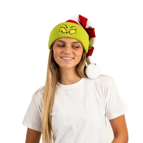 Dr. Seuss The Grinch Striped Santa Hat