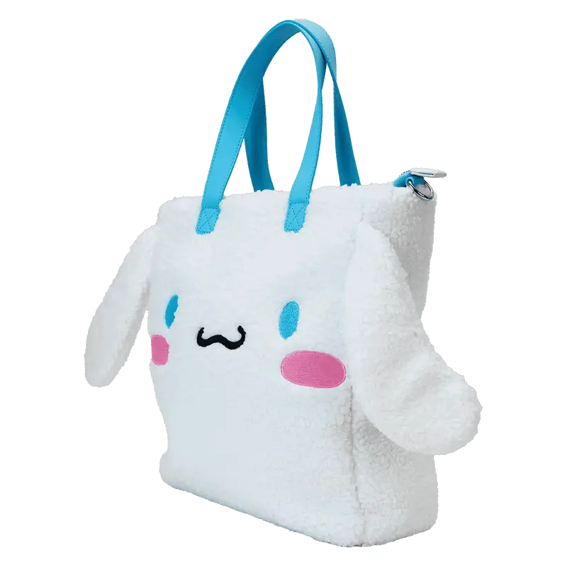 Cinnamoroll Cosplay Sherpa Tote Crossbody Bag With Coin Bag
