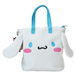Cinnamoroll Cosplay Sherpa Tote Crossbody Bag With Coin Bag