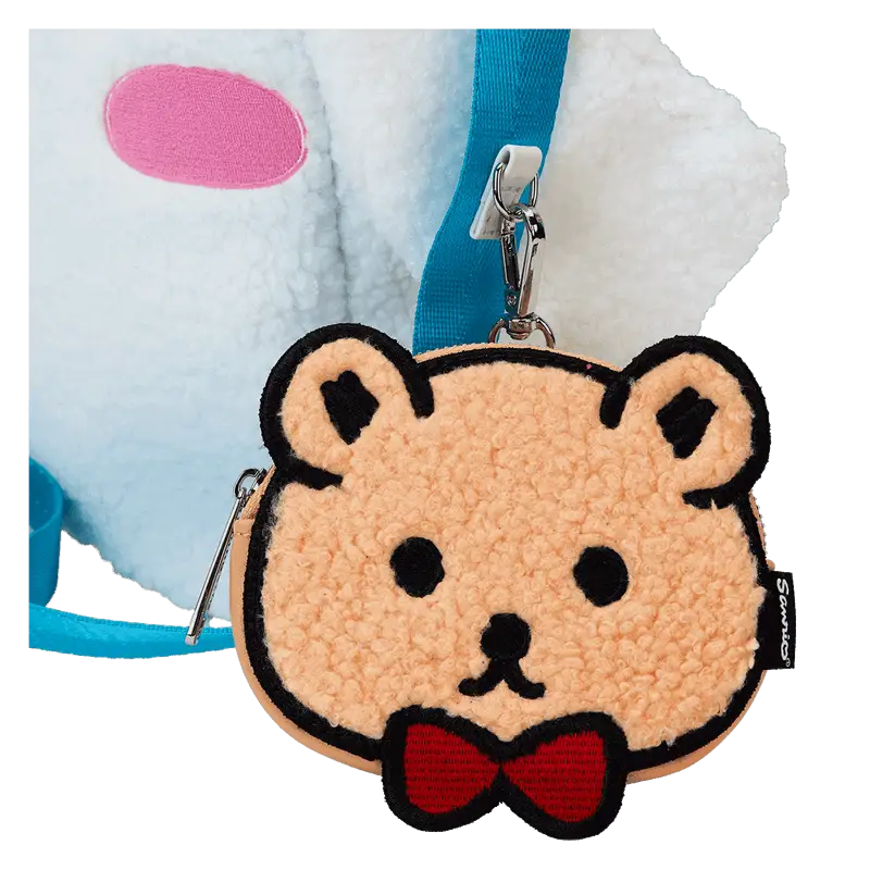 Cinnamoroll Cosplay Sherpa Tote Crossbody Bag With Coin Bag