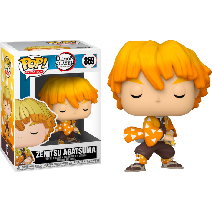 Demon Slayer - Zenitsu Agatsuma Pop! Vinyl - Animation