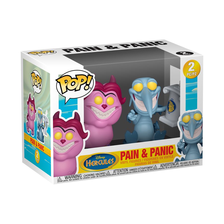 Disney - Hercules (1997) - Panic & Pain Pop! Vinyl 2-Pack - POP!! Disney