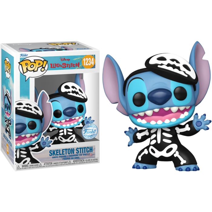 Disney - Lilo & Stitch - Skeleton Stitch Pop! Vinyl - Animation