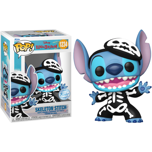 Disney - Lilo & Stitch - Skeleton Stitch Pop! Vinyl - Animation