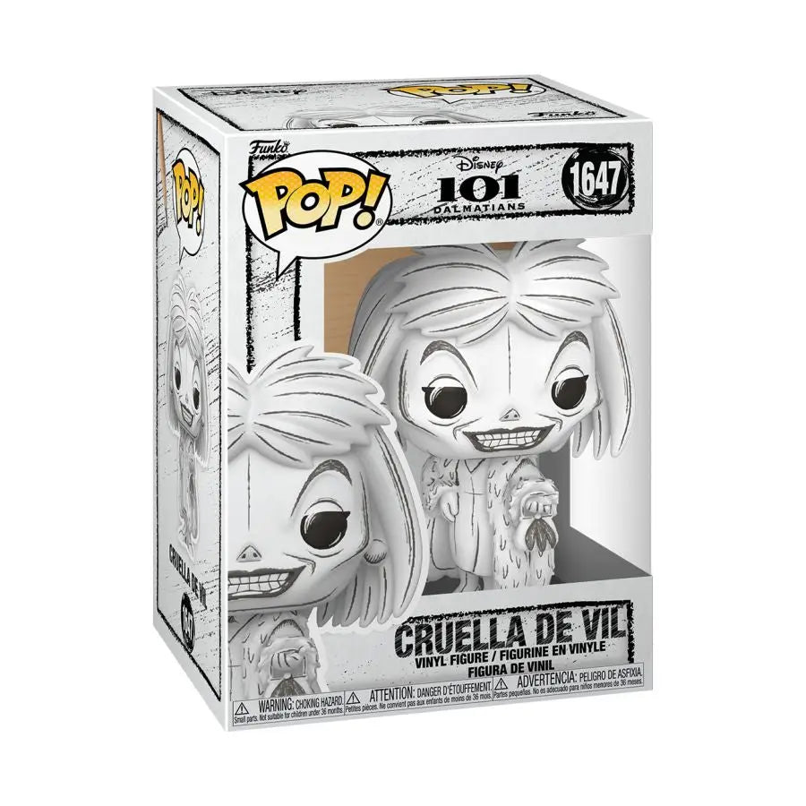 Disney: Sketched - Cruella De Vil Pop! Vinyl