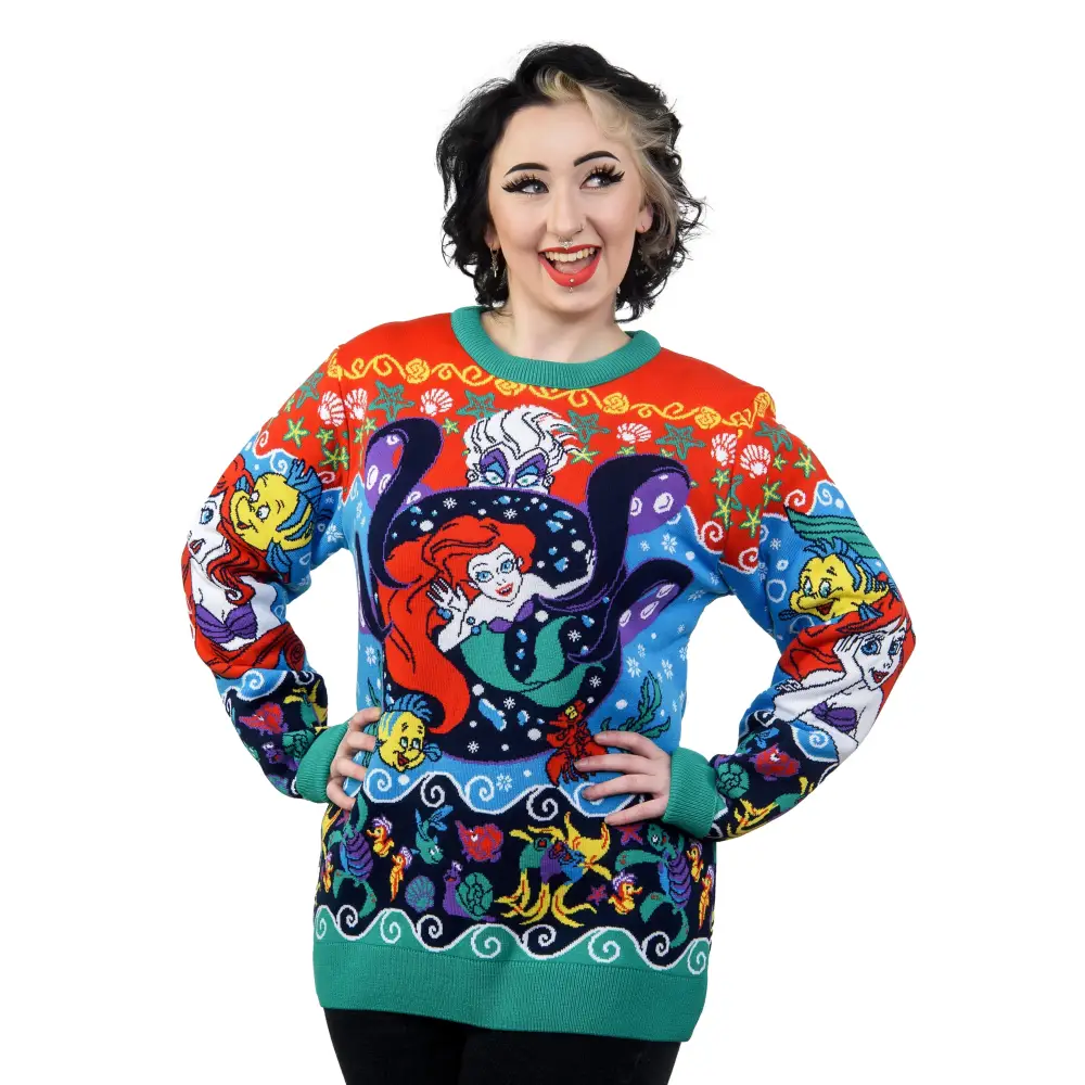 Disney The Little Mermaid Christmas Jumper