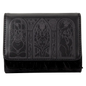 Disney Villains - Black Faux Leather with Velvet Trim Tri-Fold Wallet