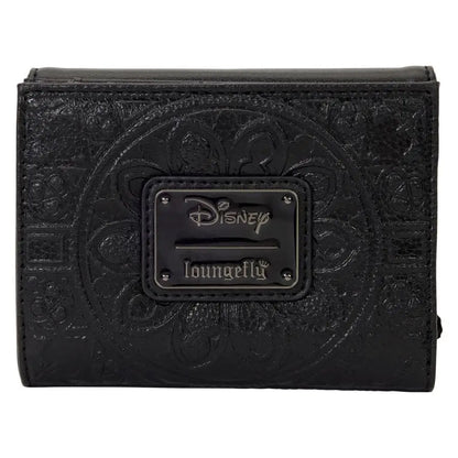 Disney Villains - Black Faux Leather with Velvet Trim Tri-Fold Wallet