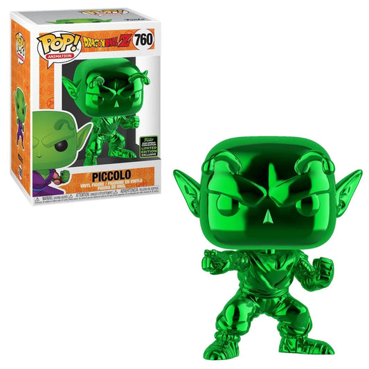 Dragon Ball Z - Piccolo Green Chrome 2020 ECCC Exclusive Pop! Vinyl - Animation
