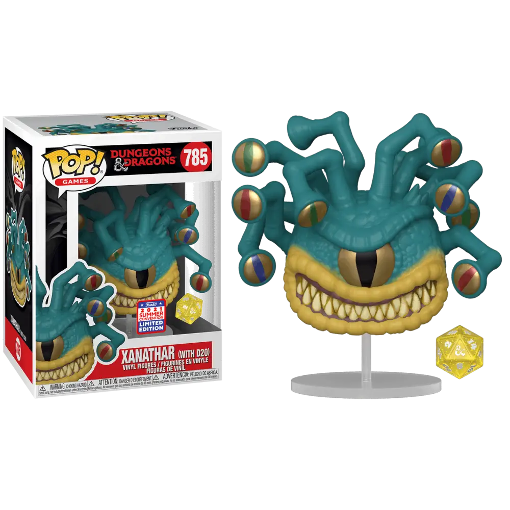Dungeons & Dragons - Xanathar Metallic Funkon 2021 Summer Convention Exclusive Pop! Vinyl #785