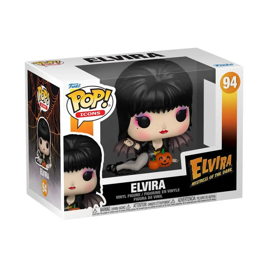 Elvira: Mistress of the Dark - Elvira (with Pumpkins) Pop! Vinyl