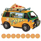 Teenage Mutant Ninja Turtles: Mutant Mayhem Movie PizzaFire Van with Pizza Throwing Action Vehicle