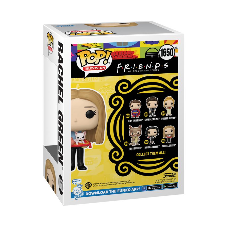 Friends - Rachel with Hairless Cat Pop! Vinyl - POP! TV / Movies/Celebrity/Sports