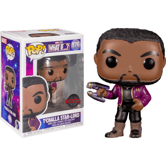 Marvel: What If…? - T’Challla Star-Lord Unmasked Pop! Vinyl