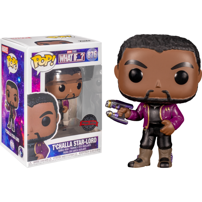 Marvel: What If…? - T’Challla Star-Lord Unmasked Pop! Vinyl