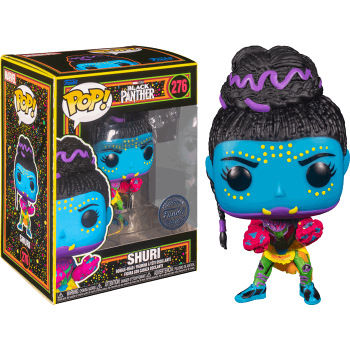 Marvel: Black Panther (2018) - Shuri Blacklight Pop! Vinyl