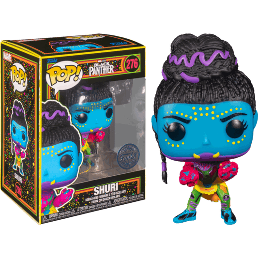 Marvel: Black Panther (2018) - Shuri Blacklight Pop! Vinyl
