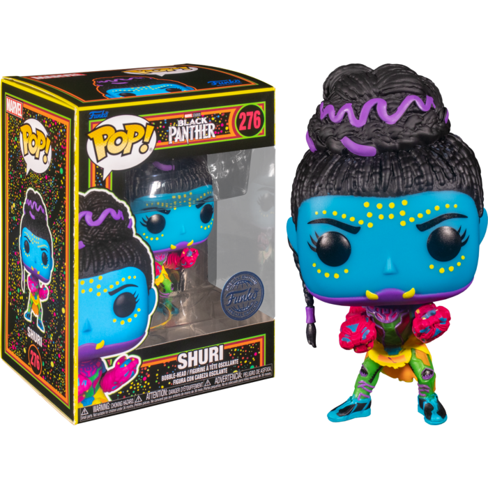 Marvel: Black Panther (2018) - Shuri Blacklight Pop! Vinyl