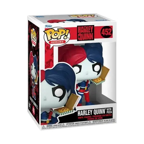Harley Quinn with Pizza Funko Pop! Vinyl Figure #452 - Storybook Swag