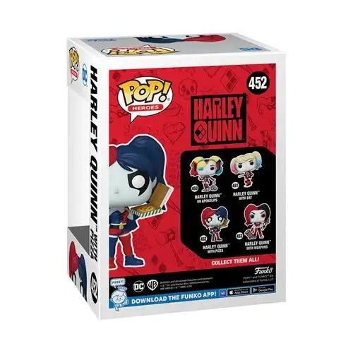 Harley Quinn with Pizza Funko Pop! Vinyl Figure #452 - Storybook Swag