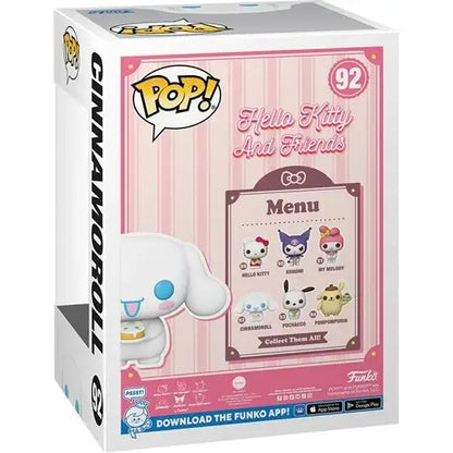 Hello Kitty and Friends Cinnamoroll with Dessert Funko Pop! Vinyl Figure #92 - Storybook Swag