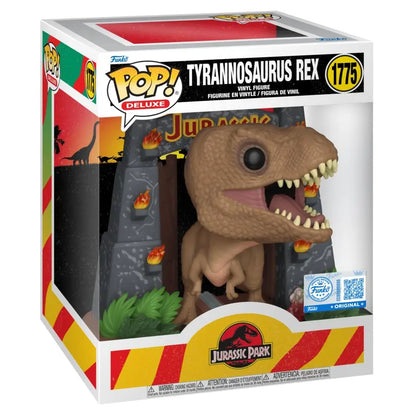 Jurassic Park - Tyrannosaurus Rex (with Gates) US Exclusive Pop! Deluxe