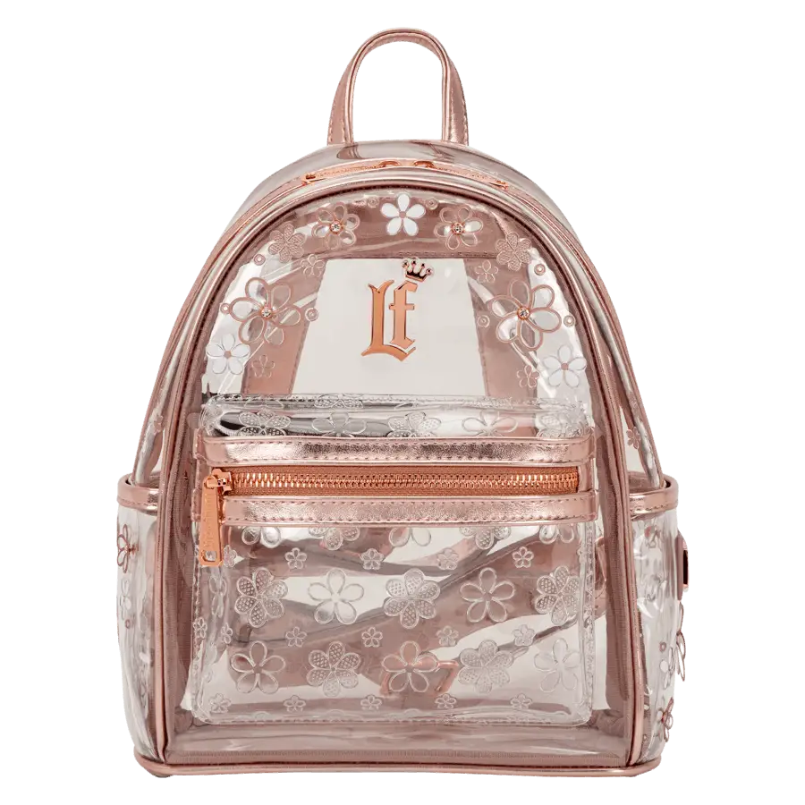 Loungefly - Clear Floral Mini Backpack