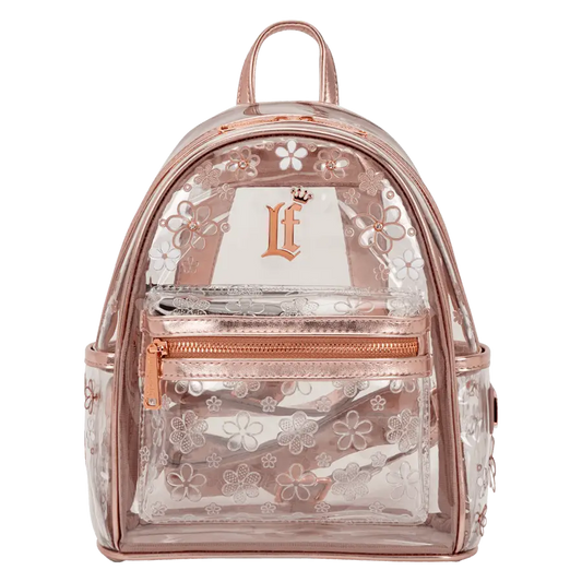 Loungefly - Clear Floral Mini Backpack