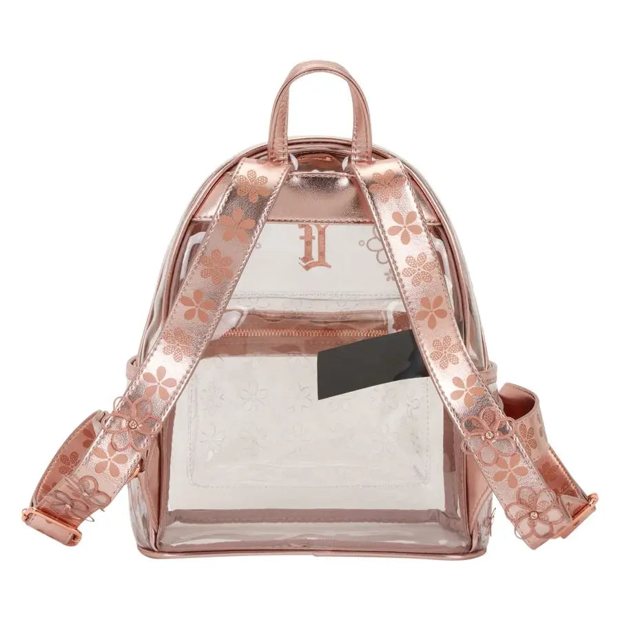Loungefly - Clear Floral Mini Backpack