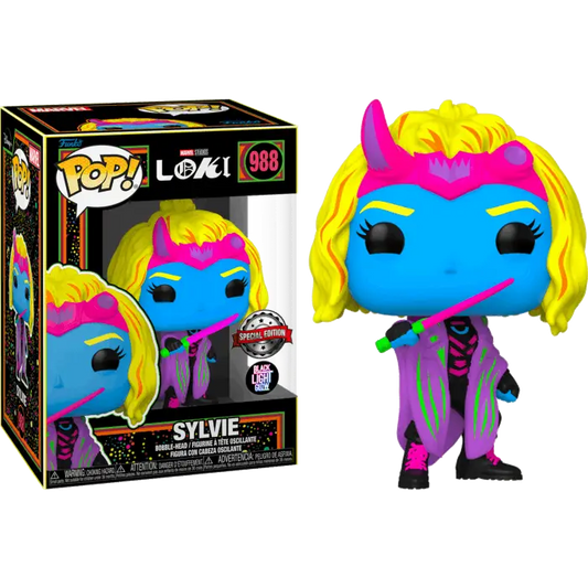Marvel: Loki (2021) - Sylvie Blacklight Pop! Vinyl