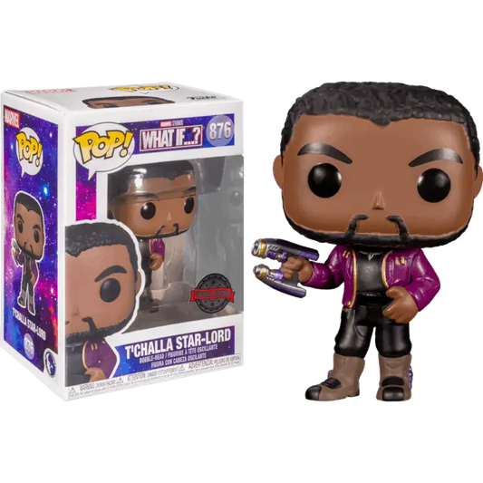 Marvel: What If…? - T’Challla Star-Lord Unmasked Pop! Vinyl