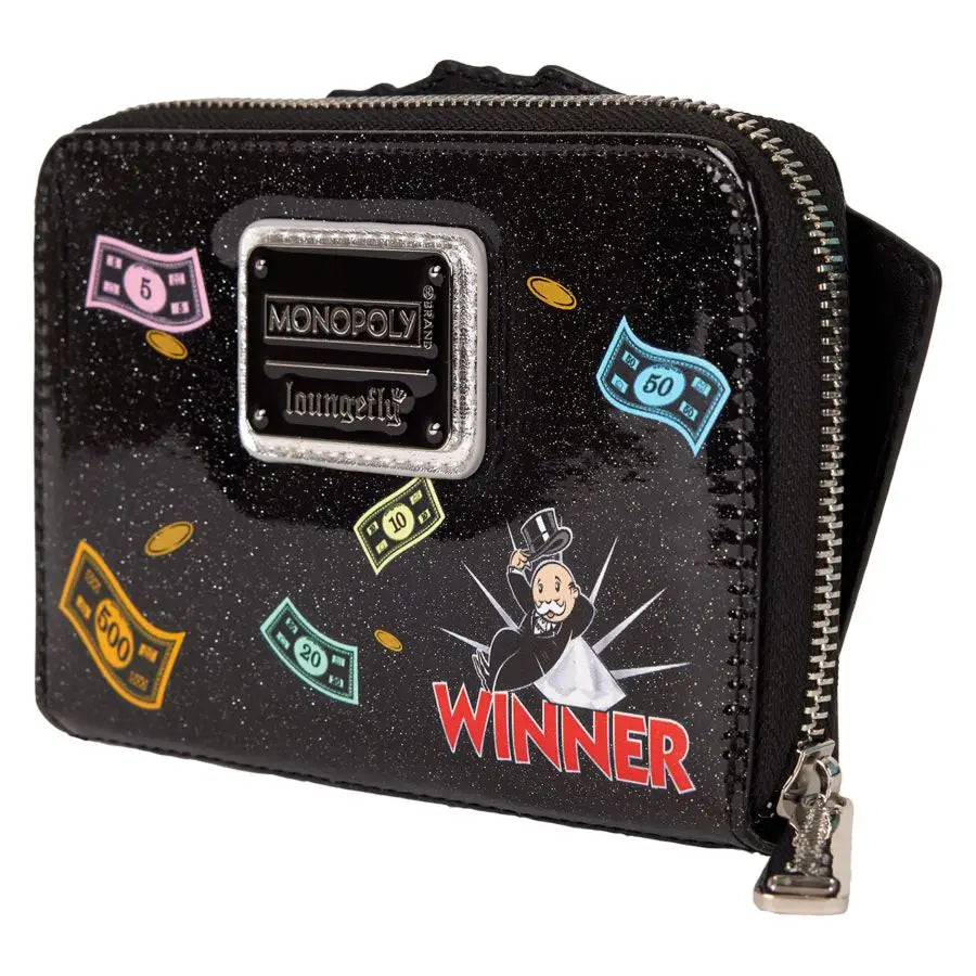 Monopoly 90th - Money Glitter Zip Around Wallet
