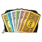 Monopoly 90th - Money Glitter Zip Around Wallet