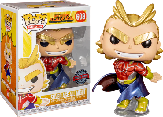 My Hero Academia - Silver Age All Might Metallic US Exclusive Pop! Vinyl - Animation