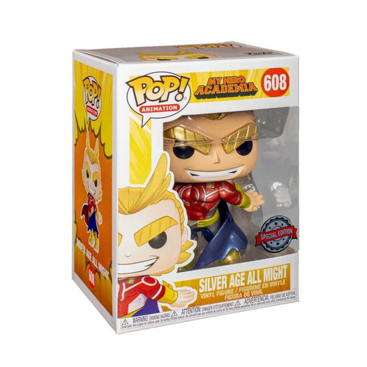 My Hero Academia - Silver Age All Might Metallic US Exclusive Pop! Vinyl - Animation
