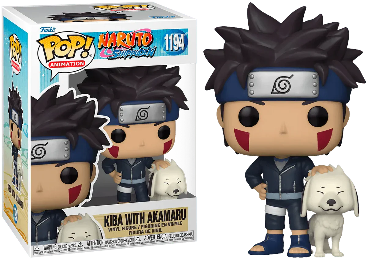 Naruto - Kiba with Akamaru Pop! Vinyl - Animation