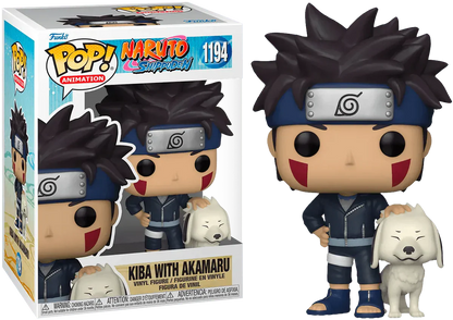 Naruto - Kiba with Akamaru Pop! Vinyl - Animation