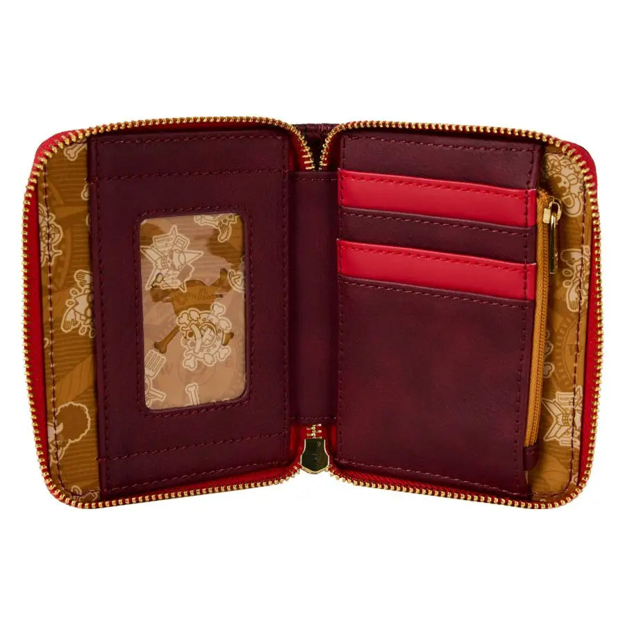 One Piece - Luffy Compass Zip Around Wallet