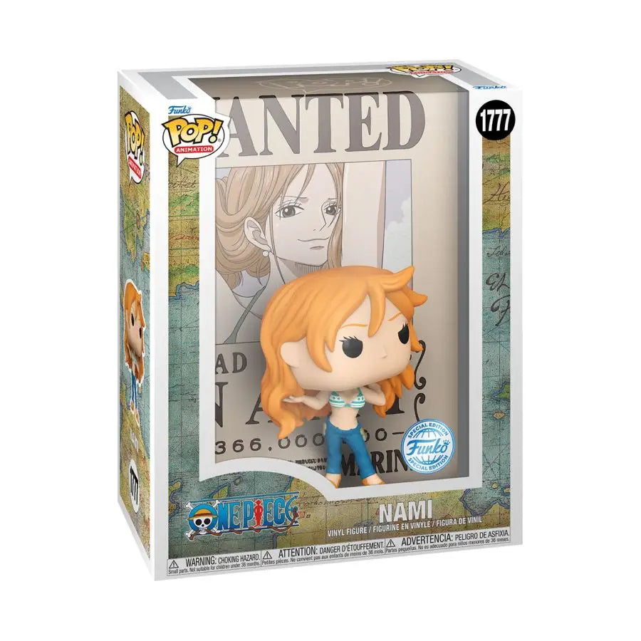 One Piece - Nami Wanted Poster US Exclusive Pop! Cover