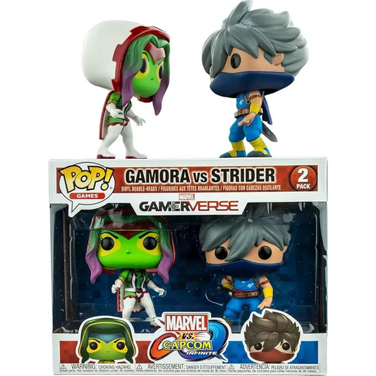 PoP! Marvel Vs Capcom Gamora Strider Vinyl Figure 2 Pack